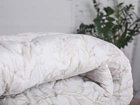 Одеяло полуторное 150x210 Ecotton Силикон 300 Ranforce Белый 20-0709