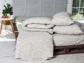 Одеяло двуспальное 180x210 Ecotton Силикон 300 Ranforce Белый 40-0963
