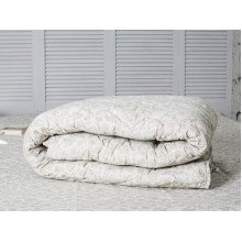 Double blanket 172x205 Ecotton anti-allergenic cotton gray 40-0963 White