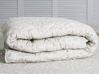 Double blanket 172x205 Ecotton anti-allergenic cotton gray 40-0963 White
