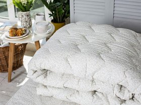 Одеяло двуспальное 180x210 Ecotton Силикон 300 Ranforce Белый 40-0968