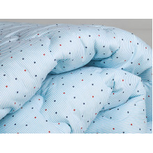 Ковдра двоспальна 180x210 Ecotton Силікон 300 Ranforce Блакитний 20-0256