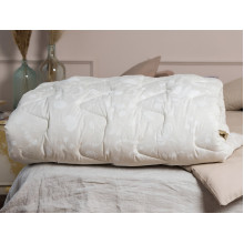 Одеяло двуспальное 180x210 Ecotton Силикон 300 Ranforce Ivory pastel 20-0256