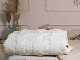 Одеяло Евро 200x220 Ecotton Силикон 300 Ranforce Ivory pastel 20-0256