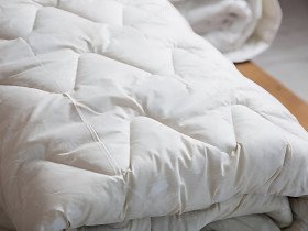 Одеяло двуспальное 180x210 Ecotton Силикон 300 Ranforce Ivory pastel 20-0256