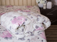 Одеяло двуспальное 180x210 Ecotton Силикон 300 Ranforce Lilac 20-1455