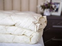 Ковдра двоспальна 172x205 Ecotton антиалергенна бавовняна молочна 20-1154 Papirus