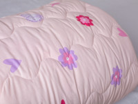 Одеяло двуспальное 180x210 Ecotton Силикон 300 Ranforce Розовый 20-1455