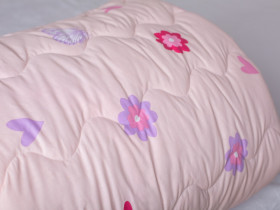 Ковдра двоспальна 180x210 Ecotton Силікон 300 Ranforce Рожевий 20-1455
