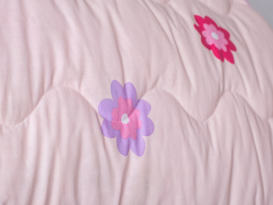 Одеяло двуспальное 180x210 Ecotton Силикон 300 Ranforce Розовый 20-1455