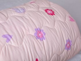 Одеяло двуспальное 180x210 Ecotton Силикон 300 Ranforce Розовый 20-1455