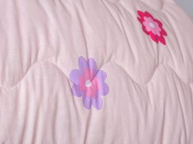 Одеяло двуспальное 180x210 Ecotton Силикон 300 Ranforce Розовый 20-1455