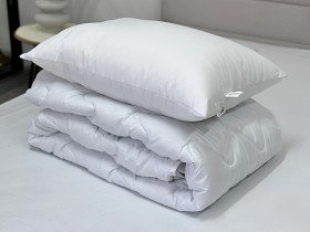 Одеяло полуторное 150x210 Ecotton Силикон 200 Полисатин