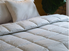 Ковдра Євро 200x220 Ecotton Тік Білий