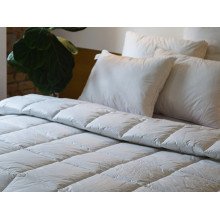 Ковдра Ecofill Євро 200x210 Ecotton антиалергенна лебединий пух чохол тік