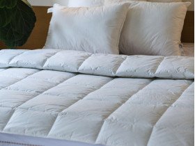 Ковдра півтораспальна 150x210 Ecotton Тік Білий