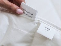 Ковдра Ecofill півтораспальна 140x205 Ecotton антиалергенна лебединий пух чохол тік
