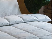 Ковдра Ecofill Євро 200x210 Ecotton антиалергенна лебединий пух чохол тік