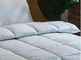 Ковдра Євро 200x220 Ecotton Тік Білий