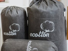 Одеяло двуспальное 180x210 Ecotton Тик Белый