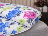 Ковдра двоспальна 172x205 Ecotton всесезонна антиалергенна бавовняна рожевого кольору 20-1455 Pink