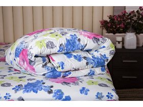 Ковдра Євро 200x210 Ecotton антиалергенна бавовняна рожевого кольору 20-1455 Pink Ecotton