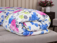 Ковдра двоспальна 172x205 Ecotton всесезонна антиалергенна бавовняна рожевого кольору 20-1455 Pink