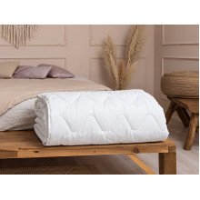 One and a half bed blanket 140x205 Ecotton all-season cotton white