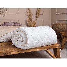 One and a half bed blanket 140x205 Ecotton all-season cotton white