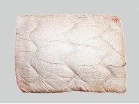 Одеяло двуспальное 180x210 Полушерсть 300 сатин 40-0239