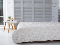 Ковдра Євро 200x220 Ecotton Силікон 300 Ranforce Бежевий 40-0915
