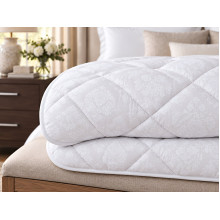 Ковдра вовняна двоспальна 172x205 Ecotton бавовняна тепла 20-0182 cream
