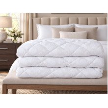 Одеяло шерстяное двуспальное 172x205 Ecotton хлопковое теплое 20-0182 cream