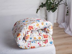 Одеяло двуспальное 180x210 Ecotton Силикон 300 Ranforce Красный 20-0256