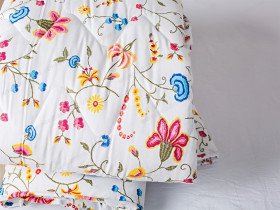 Одеяло двуспальное 180x210 Ecotton Силикон 300 Ranforce Красный 20-0256