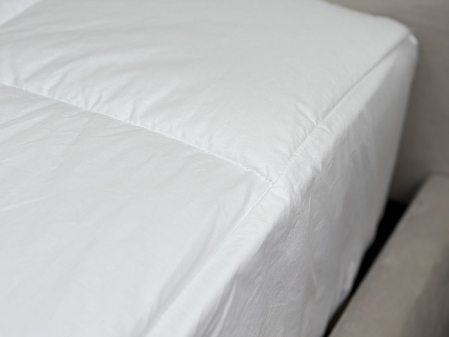 Перина з бортами по периметру 60x120 Ecotton Ecofil Тік Білий з бортом
