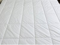 Перина з бортами по периметру 60x120 Ecotton Ecofil Тік Білий