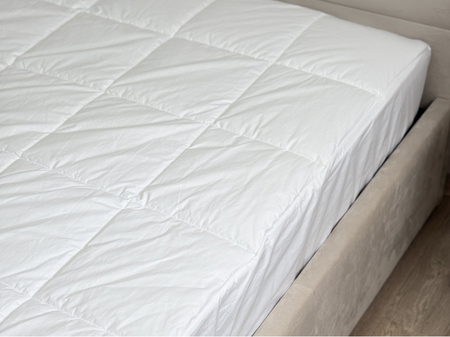 Перина з бортами по периметру 60x120 Ecotton Ecofil Тік Білий з бортом