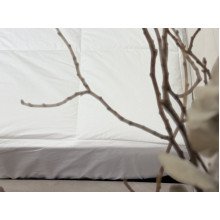 Перина з бортами по периметру 60x120 Ecotton Ecofil Тік Білий з бортом