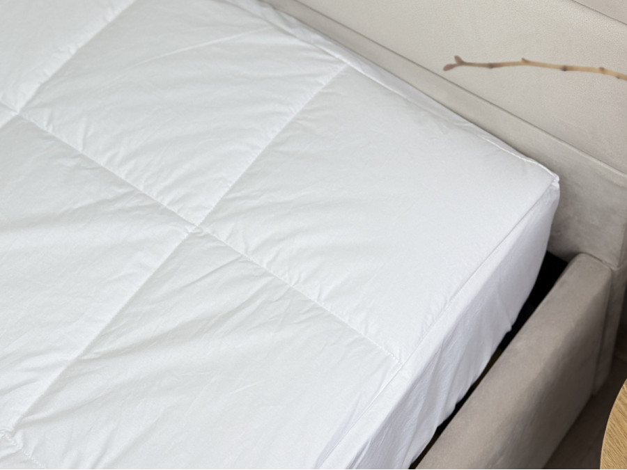 Перина з бортами по периметру 60x120 Ecotton Ecofil Тік Білий з бортом