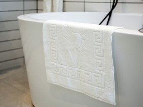 Коврик махровый 50x70 Ecotton Ножки Белый 650