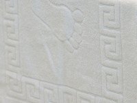 Килимок махровий 50x70 Ecotton Ніжки Білий 650