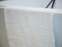 Килимок махровий 50x70 Ecotton Ніжки Білий 650