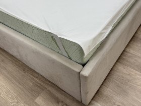 Наматрасник 90x200 Aqua-stop Полисатин резинка по углам