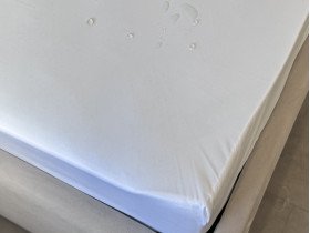 Наматрасник 160x200 Aqua-stop Полисатин с бортом по периметру