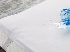 Наматрацник 180x200 Ecotton Aqua-stop Махрова тканина резинка по кутах