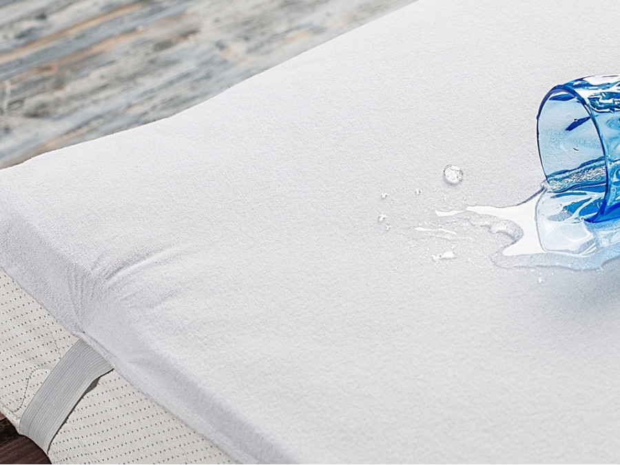 Наматрасник 160x200 Ecotton Aqua-stop Махровая ткань резинка по углам