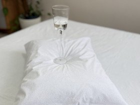 Наматрасник 140x200 Ecotton Aqua-stop Махровая ткань с бортом по периметру
