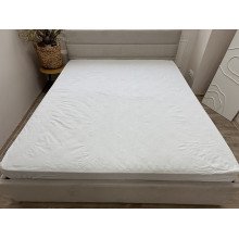 Наматрацник 140x200 Ecotton Aqua-stop Махрова тканина з бортом по периметру