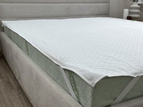 Наматрасник 160x200 Ecotton Aqua-stop Жаккард резинка по углам
